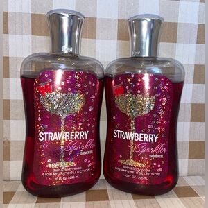 New Bath & Body Works Strawberry Sparkler Shower Gel- (2 bottles)